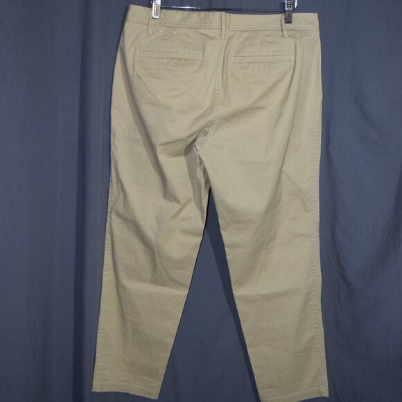 Talbots Relaxed Chino Pants Women's Size 8P Petite Khaki Beige Casual - Picture 2 of 5
